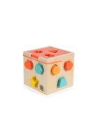  Fajáték fa formaberakó 14x14x13cm