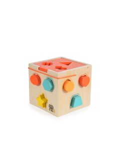  Fajáték fa formaberakó 14x14x13cm