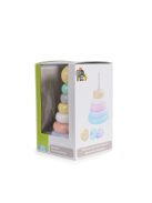 FAJÁTÉK fatorony karikákkal montessori 8dbos