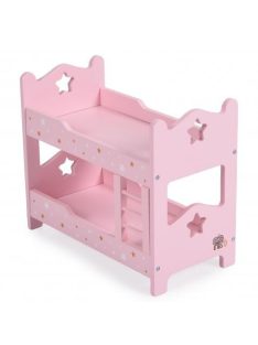 MONI TOYS emeletes Babaágy játék babának PINK 
