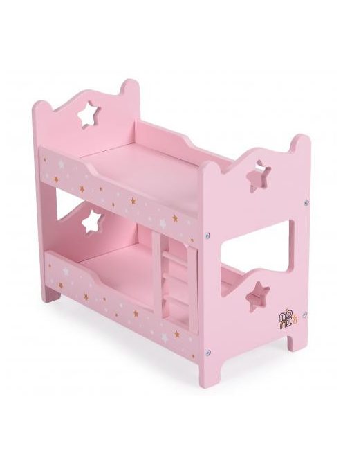MONI TOYS emeletes Babaágy játék babának PINK 