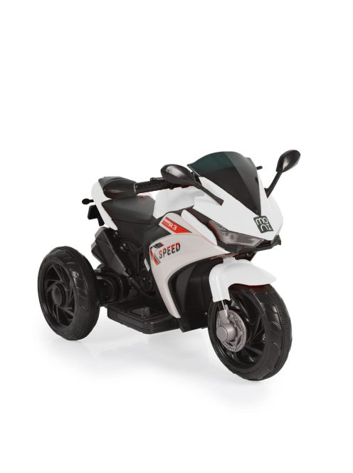 MONI Hurricane elektromos, akkumulátoros kismotor 3 kerekű fehér