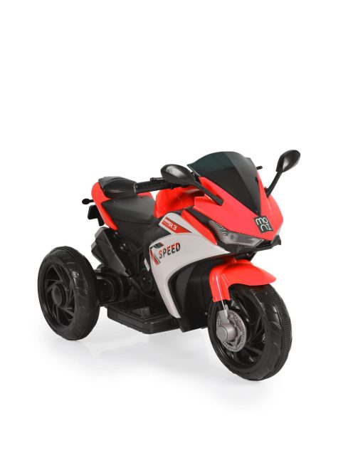 MONI Hurricane elektromos, akkumulátoros kismotor 3 kerekű piros