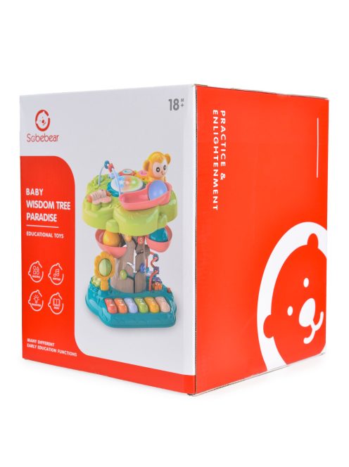 Zenélő készségfejlesztő majomfa YL605