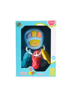 Moni Toys Műanyagjáték zenélő kocsikulcs kék