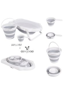 Cangaroo Hawaii összecsukható kád+ vödör szürke