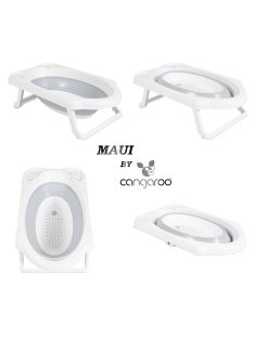 Cangaroo Maui összecsukható babakád szürke / kék