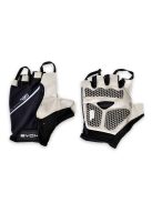 BICIKLIS félKESZTYŰ lycra M méret FEKETE