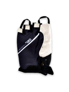 BICIKLIS félKESZTYŰ lycra M méret FEKETE