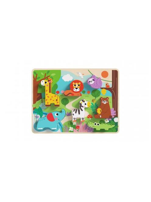 TOOKY fapuzzle vadállatos 8 dbos