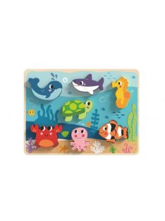 TOOKY fapuzzle tengeri kisállatkák 8 dbos