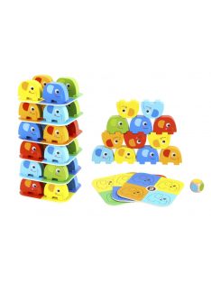 Tooky Toy 46 db-os egymásra rakható ELEFÁNTOK
