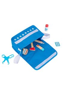 TOOKY fa kis állatorvosi játékszett 16dbos KÉK