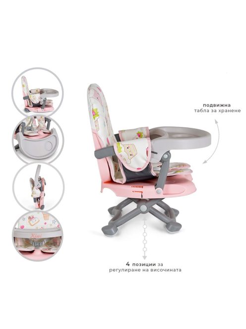 Cangaroo Kiwi etetőszék felnőtt székre sütis