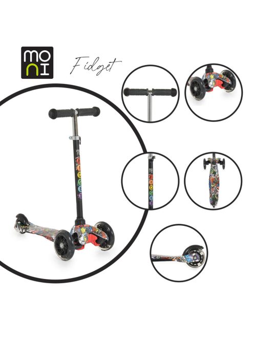 Moni Fidget roller fekete