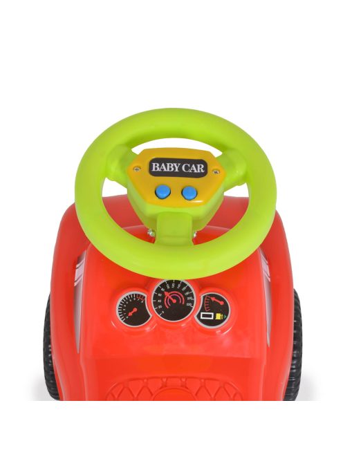 Moni Toys Keep zenélős bébitaxi piros