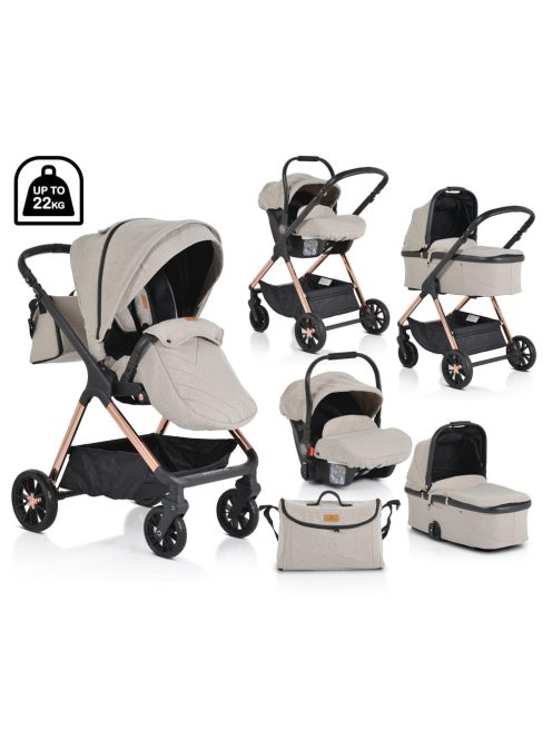 Cangaroo Empire 3in1 babakocsi szett bézs