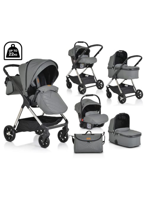 Cangaroo Empire 3in1 babakocsi szett s szürke
