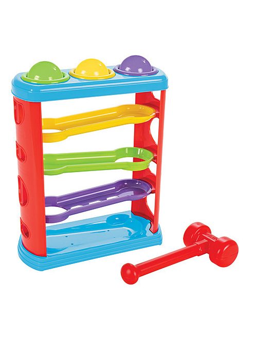 PILSAN Mini golyópálya 03351 műanyag színes, 3 golyóval