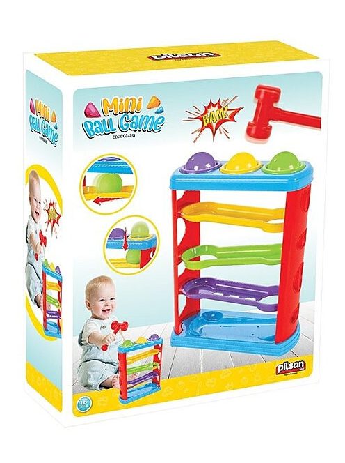 PILSAN Mini golyópálya 03351 műanyag színes, 3 golyóval