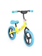 2B futóbicikli carbonszálas, 20kgig, emelhető ülés SÁRGA/KÉK