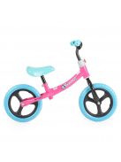 2B futóbicikli carbonszálas, 20kgig, emelhető ülés PINK/KÉK