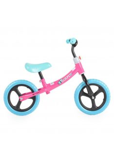   2B futóbicikli carbonszálas, 20kgig, emelhető ülés PINK/KÉK