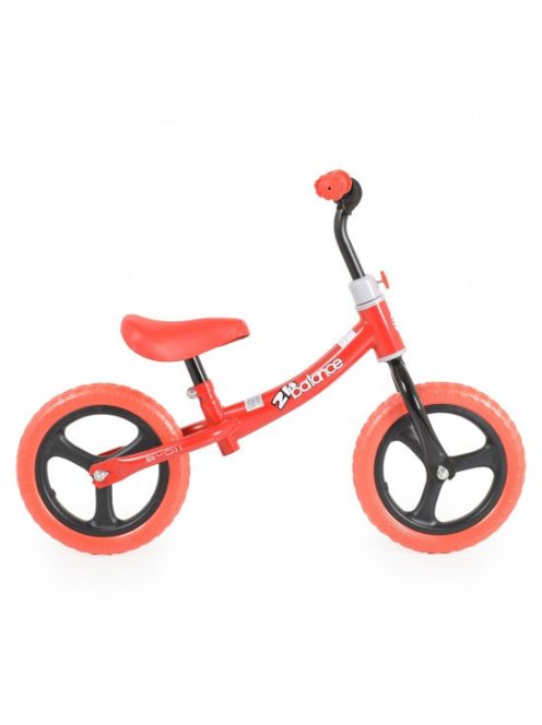 2B futóbicikli carbonszálas, 20kgig, emelhető ülés PIROS