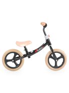 2B futóbicikli carbonszálas, 20kgig, emelhető ülés FEKETE