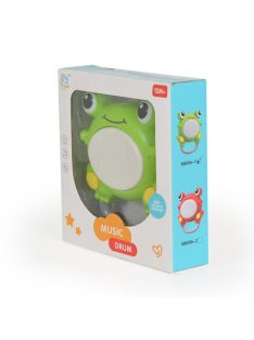 BÉBIJÁTÉK béka alakú dob