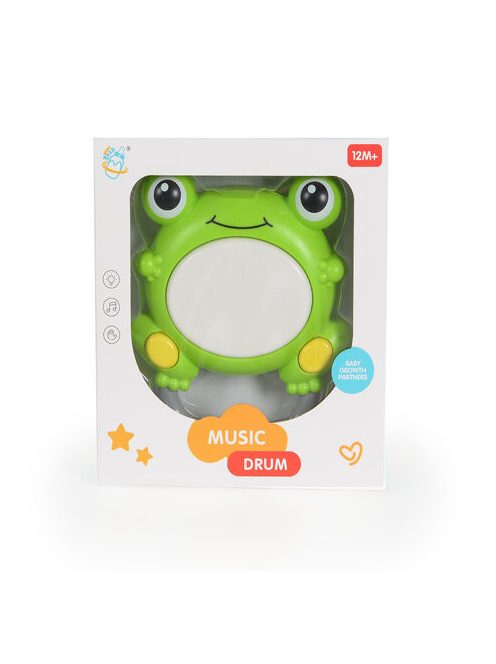 BÉBIJÁTÉK béka alakú dob