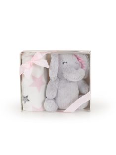 Cangaroo Takaró 90x75cm elefánt plüss pink