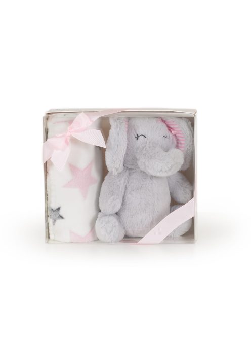 Cangaroo Takaró 90x75cm elefánt plüss pink