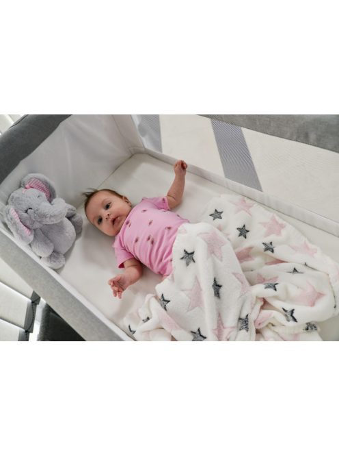 Cangaroo Takaró 90x75cm elefánt plüss pink