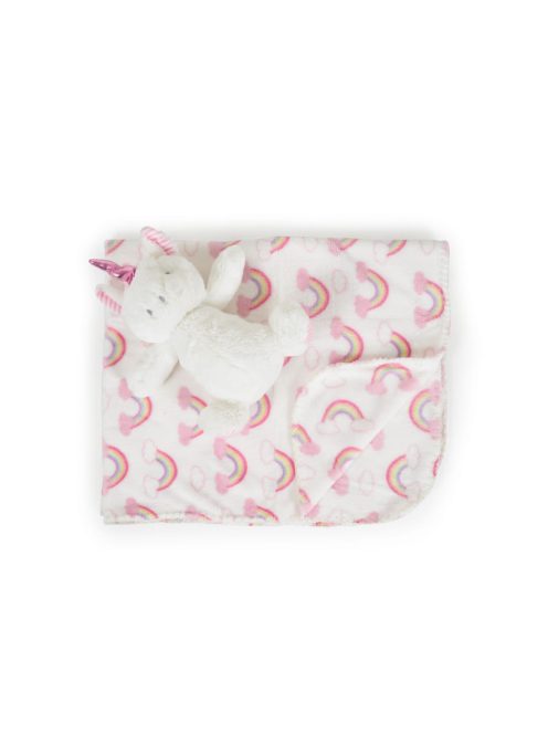 Cangaroo Takaró 90x75cm unikornis plüss pink