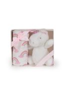 Cangaroo Takaró 90x75cm unikornis plüss pink