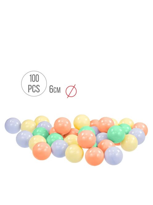 MOCHTOYS 100 dbos labda hálóban PASZTELL