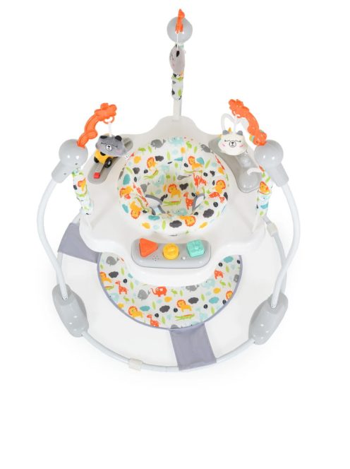 Moni Magic fun baba ugráló pasztel játékkal szürke