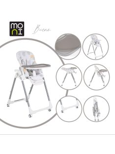 Moni Bueno etetőszék állítható szürke
