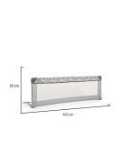 BED RAIL leesésgátló 150x50cm mintás SZÜRKE