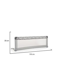 BED RAIL leesésgátló 150x50cm mintás SZÜRKE