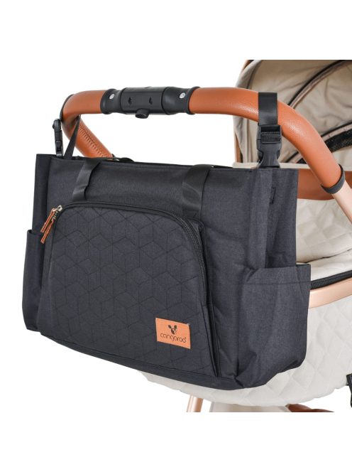 Cangaroo Keily babakocsi táska fekete