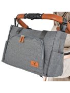 Cangaroo Keily babakocsi táska szürke