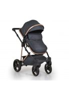 FLORENCE 3IN1 Babakocsi szett sport+mózes+autós hordozó I-SIZE +kistáska SZÜRKE
