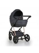 FLORENCE 3IN1 Babakocsi szett sport+mózes+autós hordozó I-SIZE +kistáska SZÜRKE