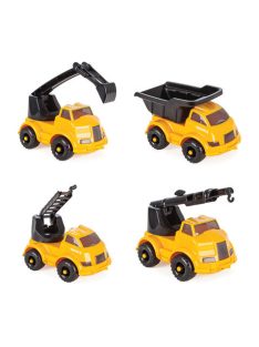 Pilsan 4 féle kisteherautó 20cm SÁRGA