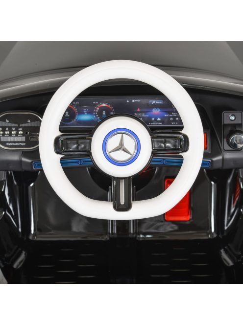 MONI MERCEDES CONCEPT elektromos, akkumulátoros kisautó, 2motor, 25kgig FEKETE