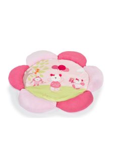 Flower játszószőnyeg 95x95x46 cm textil rózsa