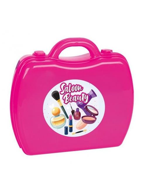 PILSAN fodrász játék szett babáknak bőröndben PINK