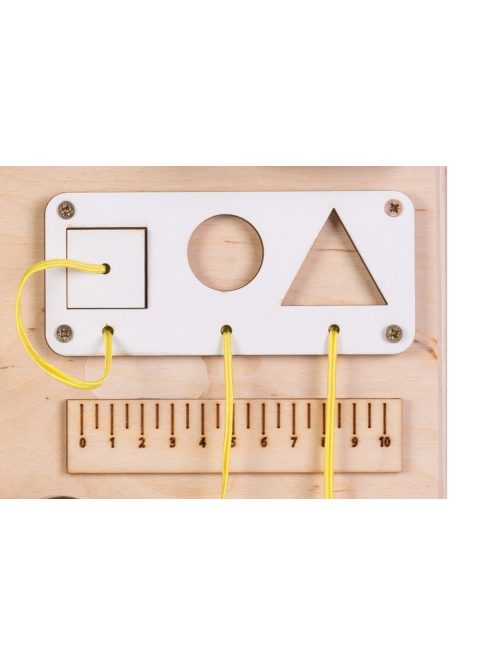 Moni Toys Montessori matatófal közép 50x37,5cm órás, lányos